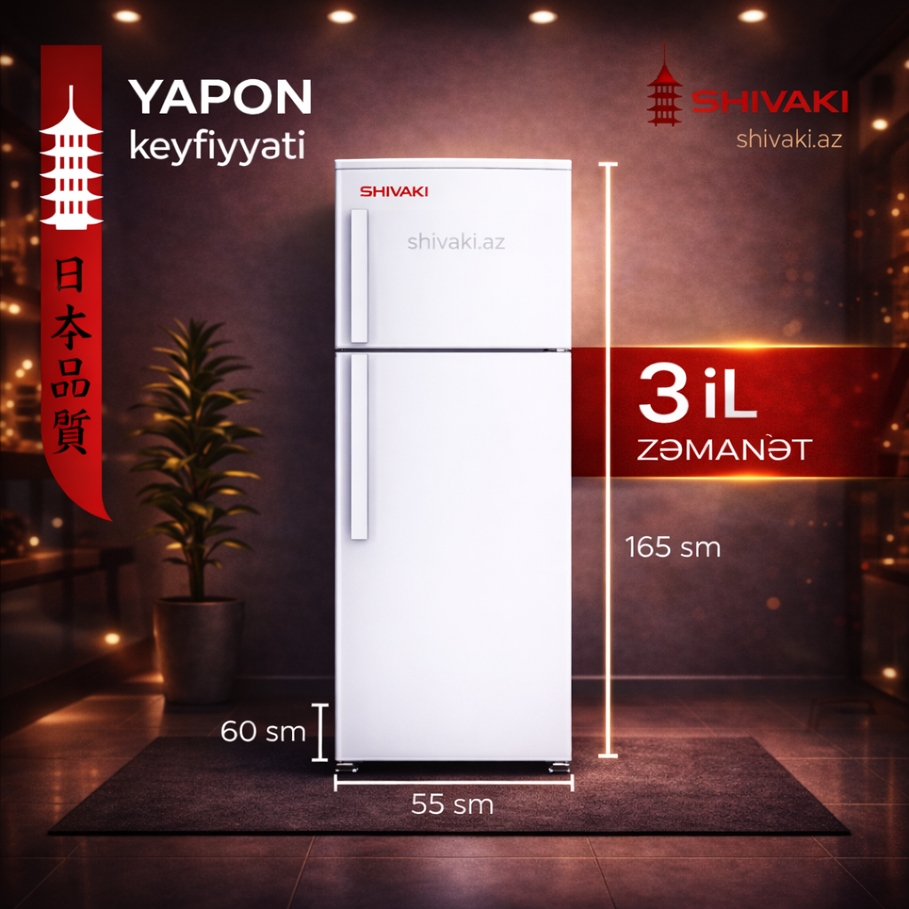 Soyuducu Shivaki HD 341 FN White