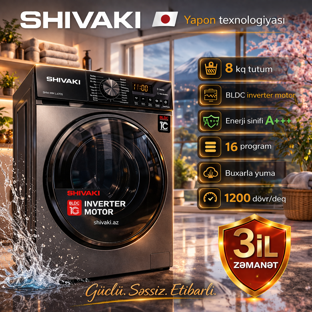 Paltaryuyan maşın Shivaki 1480S - SHIV-WM1480