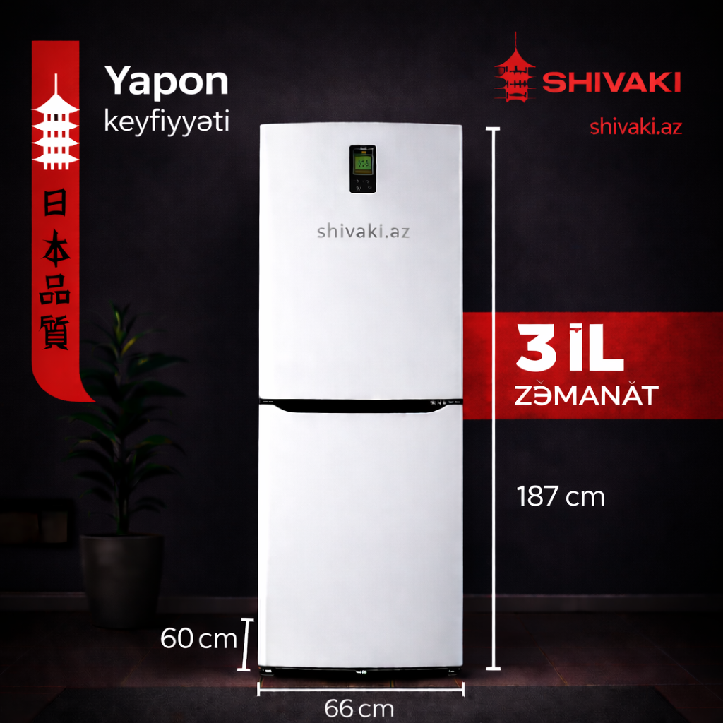 Soyuducu Shivaki HD430 RWENE nofrost white