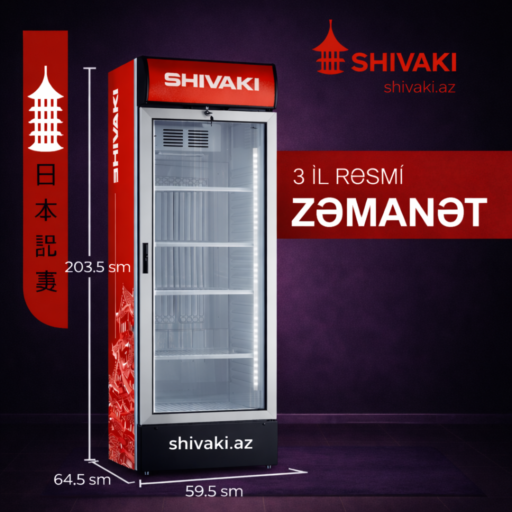 Shivaki HS 474SN vitrin soyuducu