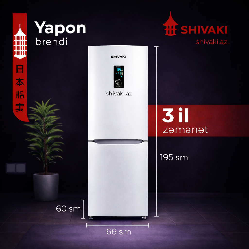 Soyuducu Shivaki HD455-RWENE white