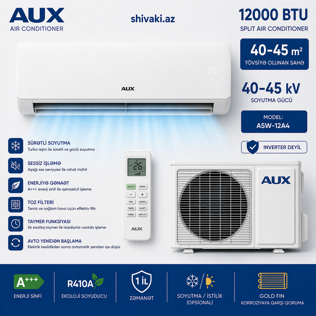 AUX ASW-H12A4 (40–45 m²)