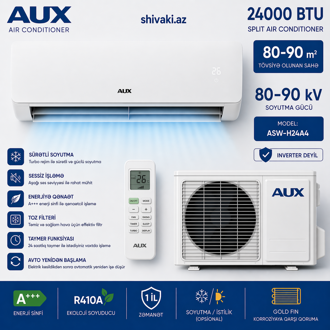 AUX ASW-H24A4 (80–90 m²)