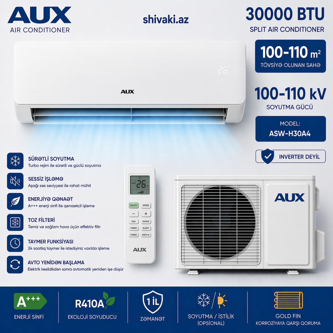 AUX ASW-H30A4 (100–110 m²)