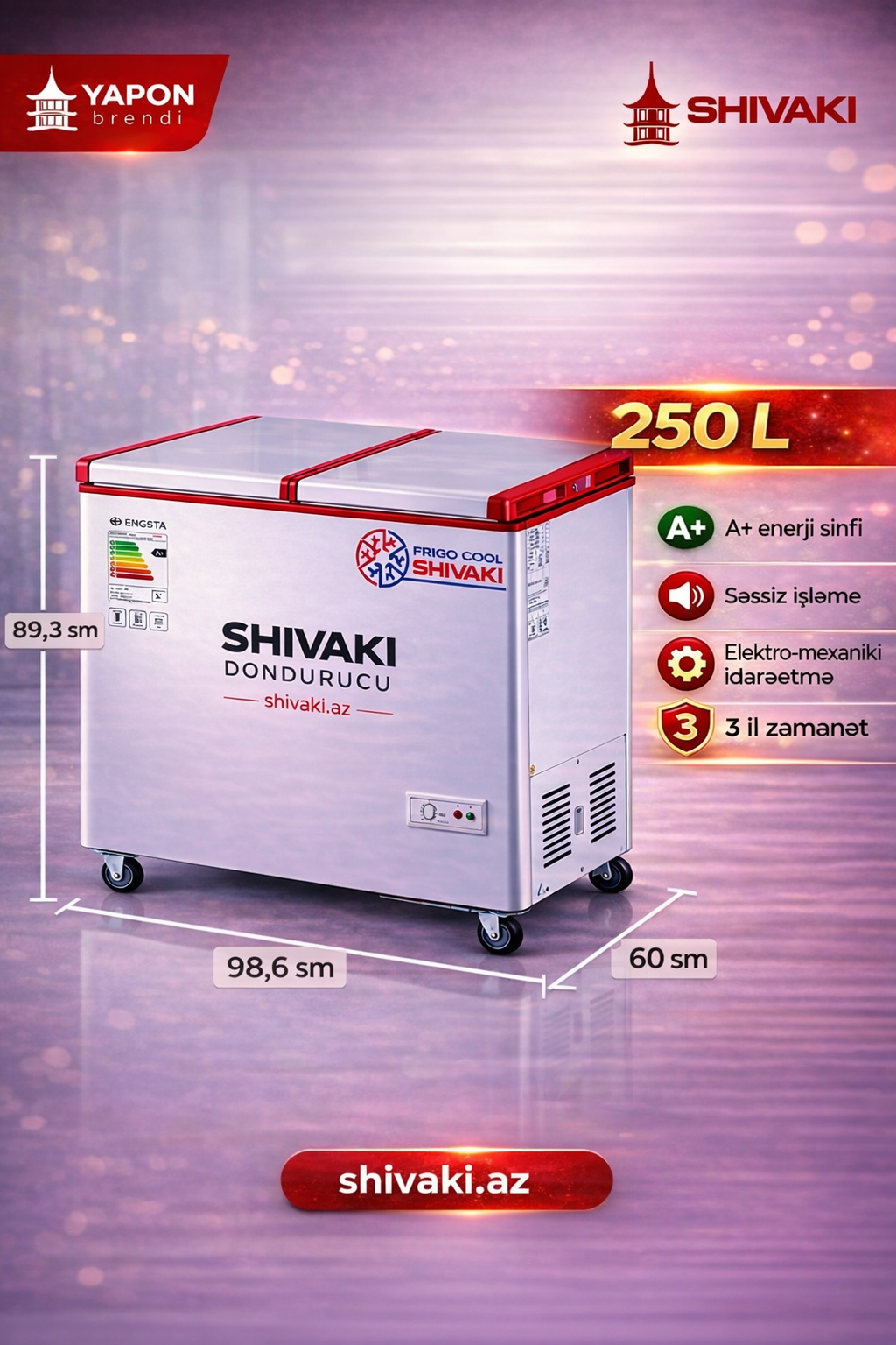 Dondurucu kamera Shivaki SSFFBB130