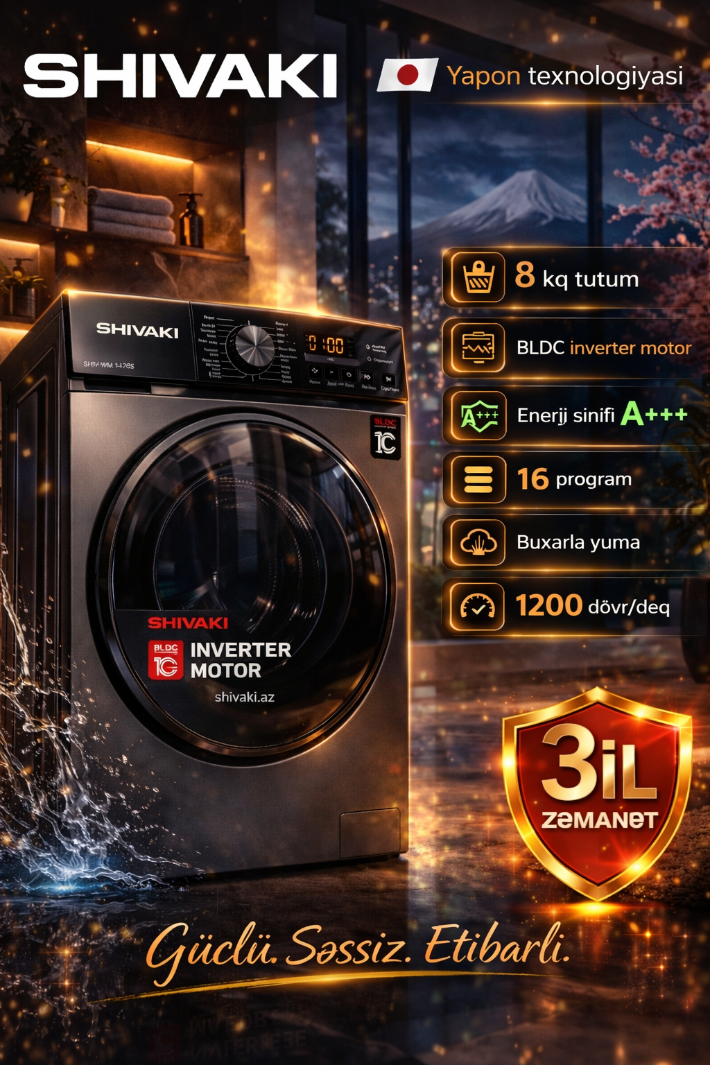 Paltaryuyan maşın Shivaki 1480S - SHIV-WM1480