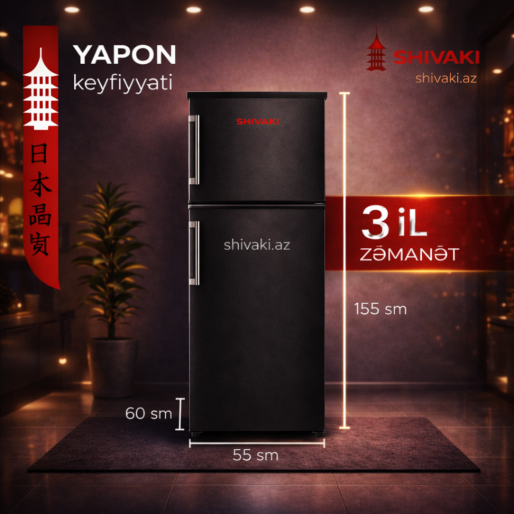 Холодильник Shivaki HD 316FN Black